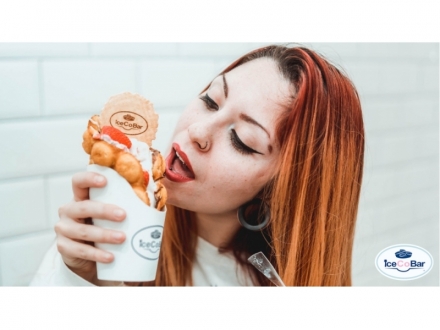 Bubble Waffle - Helado a la plancha